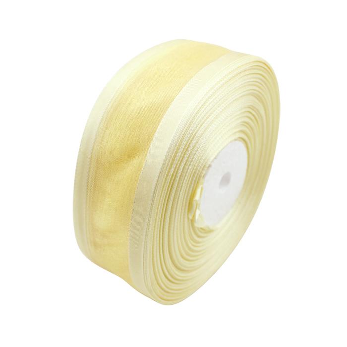 (10 Yards/Rolle) 38mm Weißes breites Organzaband Großhandel Geschenkverpackung Dekorationsbänder