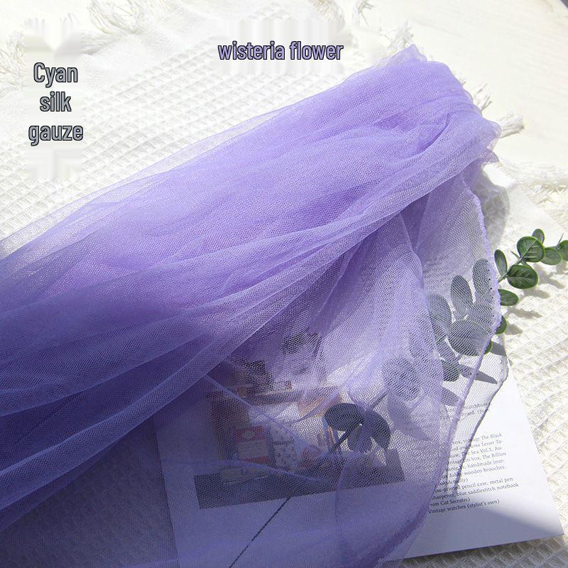 Green Tulle Lace Net Fabric for Kindergarten & Wedding - Transparent, Free Shipping