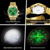 Oulishi Men's Quartz Watch: Single Calendar, Solid Band, Business Waterproof, Luminous