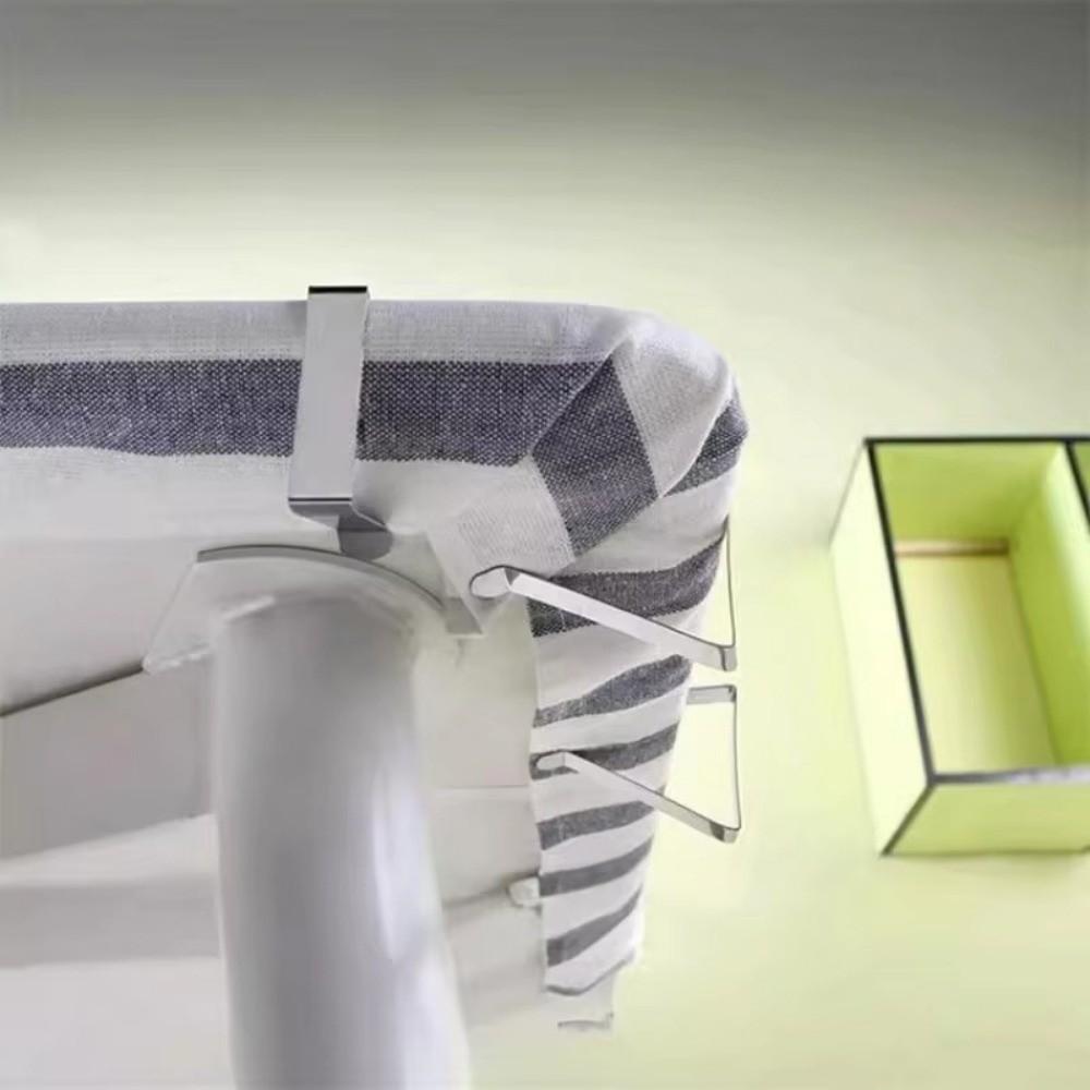 6pcs Anti-Slip Tablecloth Clips Table Cover Holder Grip Clamps Table Cloth Clips  Restaurant Picnic