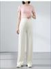 Casual Ice Silk Maternity Wide-Leg Pants for Early Pregnancy