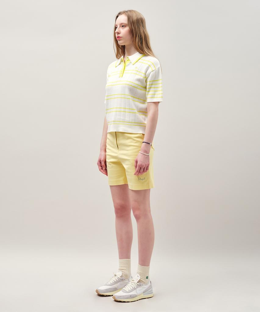MAYOL Side Slit Pants_Butter Yellow