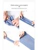 Women's High Waist Ice Silk Ripped Jeans - 2025 Summer Collection, Loose Straight Wide-Leg Pants
