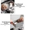 Hand-held Bath Basket Dual Compartment Storage Basket New Toiletries Basket  Household