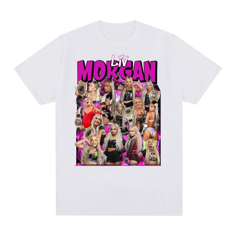Liv Morgan femmes Champion lutte t-shirt hommes femme mode esthétique haute qualité T-shirts coton décontracté