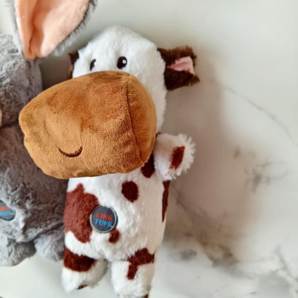 Golden Retriever Bite-Resistant Teddy Toy for Small/Medium Dogs - Calming Squeaky Teething Aid