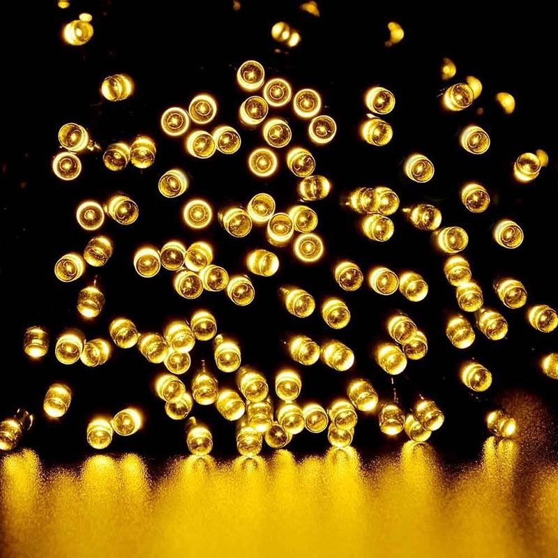 Radiant Solar Powered Led String Fairy Lights For Outdoor Christmas And Party Dcor