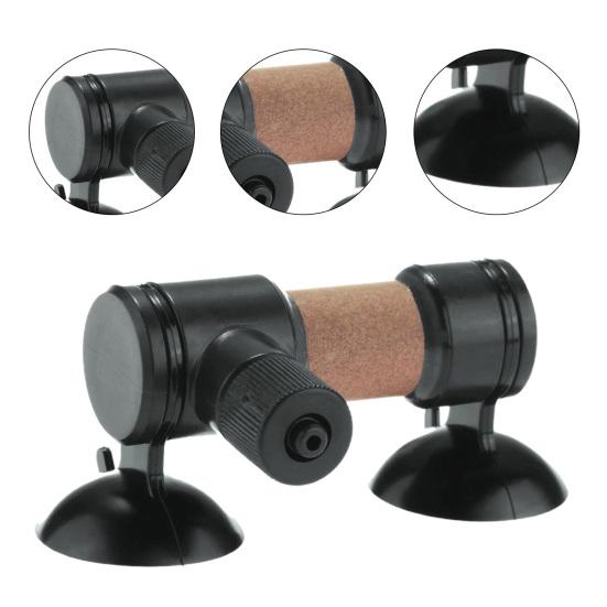 Aquarium-Zerstäuber mit zwei Saugnäpfen, Wasserpflanzen, Kunststoff, CO2-Diffusor, Tessellator, Zerstäuber, Aquariumzubehör