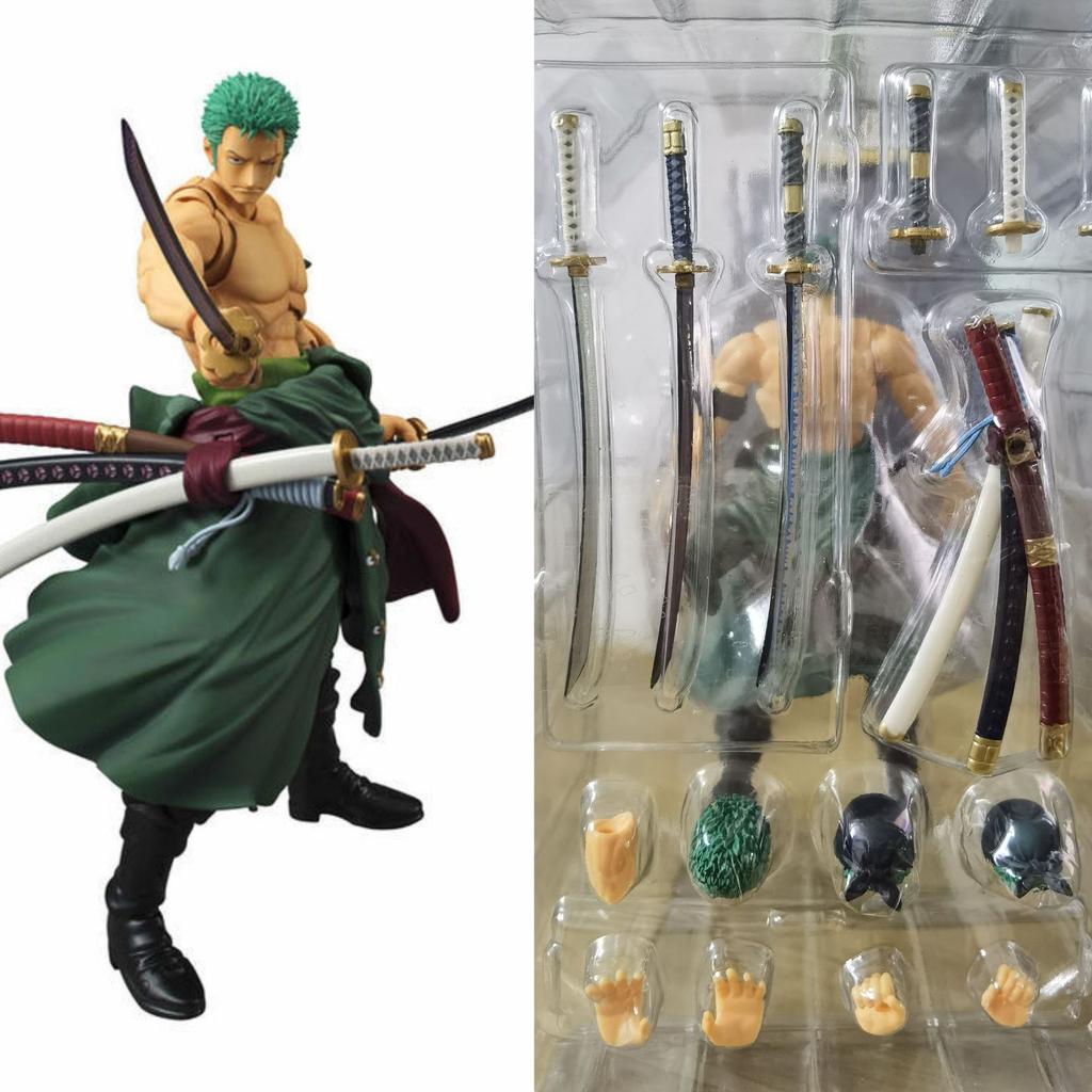 18cm Anime One Piece Monkey Luffy Zoro Portgas Ace Action Figure Articulated Joints Moveable Collection Model Toys Gifts D Poseable Scale Detailed
