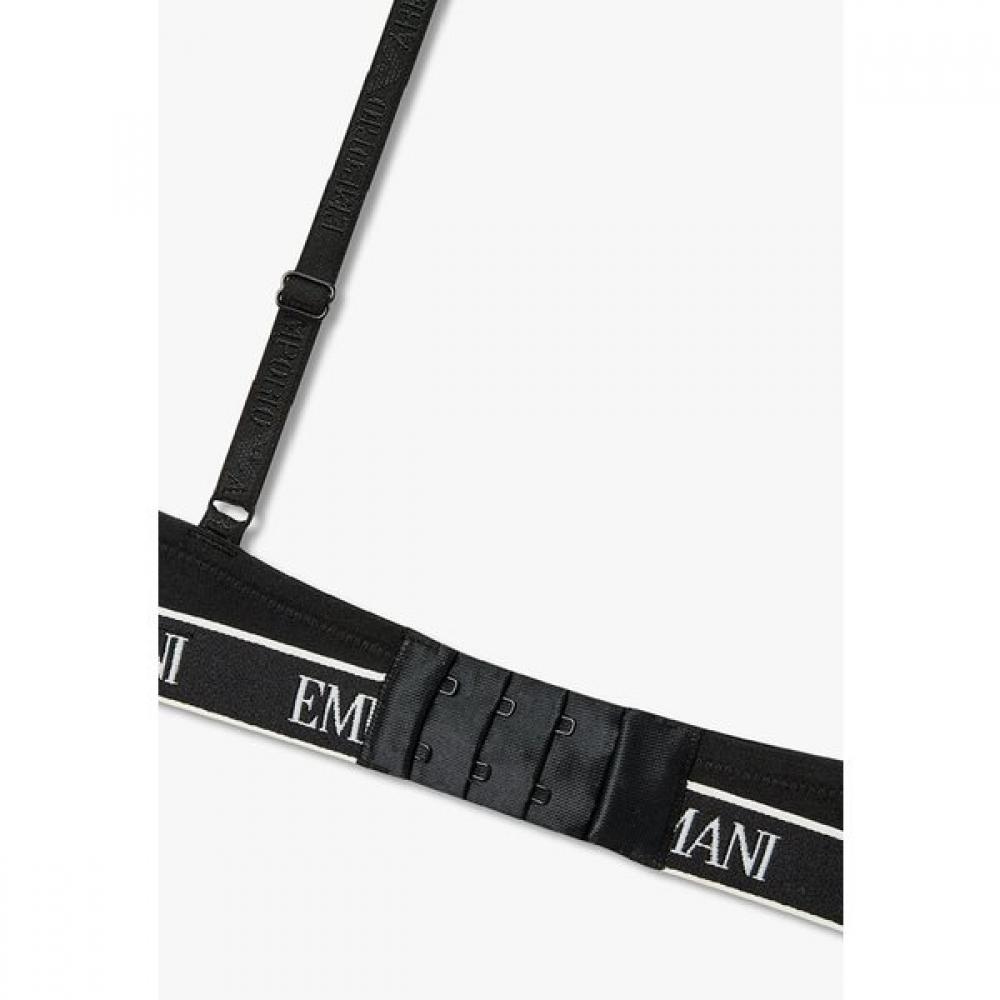 Emporio Armani Women S puSh Up Bra Color Block Banding Jacquard Logo  0826185503