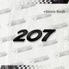 3D For Peugeot 107 207 206 208 301 307 408 407 308 2008 5008 3008 508 Glossy Black Car Sticker Emblem Metal Rear Badge Decal MM35