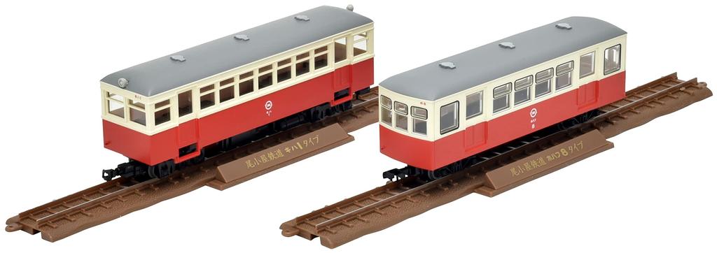 Railway Collection Tetsukore Narrow Gauge 80 Memories of Ogoya Railway Kiha 1 Type Hohafu 8 Type Set Diorama Supplies 315513 + 2-Car
