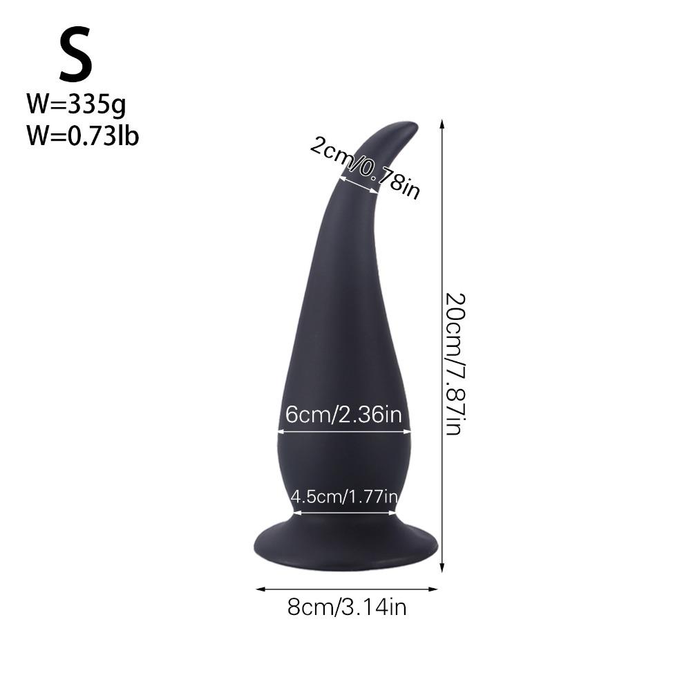 Extra Large Thick Tail Butt Plug - Silicone Anal Expansion Toy for Men & Women, Adult Sex Toy