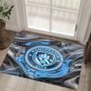 Manchester City Design Crystal Velvet Carpet Cozy Non?Slip Printed Rug For Bedroom Living Room Entrance