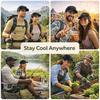 Solar Fan Hat For Men Women Uv Protection Sun Hat With Fan Usb Cooled Outdoor Cap Adjustable Double Face Shield Summer Space Hat