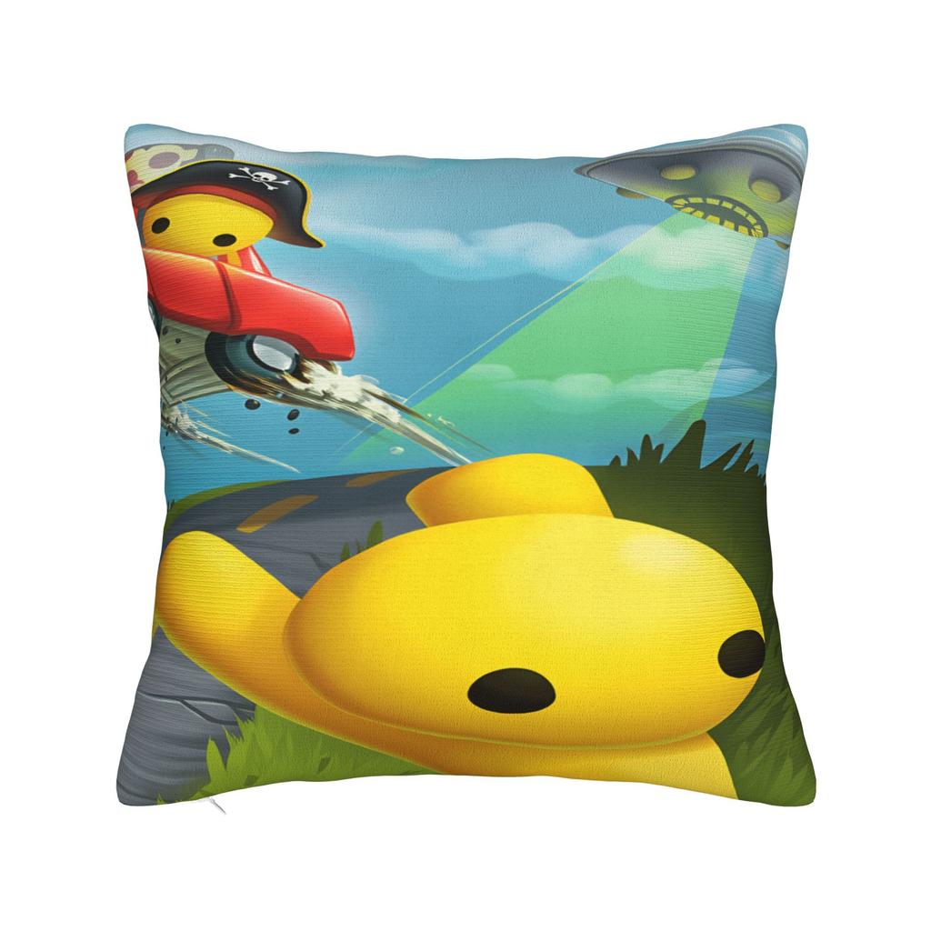 W-Wobbly L-Life Online-Spiel Kissenbezug Lustiger Kissenbezug für Hochzeitsfeier Heimdekoration Weicher Kissenbezug Geschenk