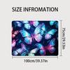 1Pcs Butterflies Car Trunk Mat with Anti Slip Cargo Liner Waterproof Rear Storage Protector Floor Mat for SUV Sedan Vehicle Inte