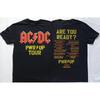 ACDC Power Up Tour Europe 2026 TShirt Mens and Womens Short Sleeve Trend Brand Tshirt Summer Tops Streetwear Men Clothing