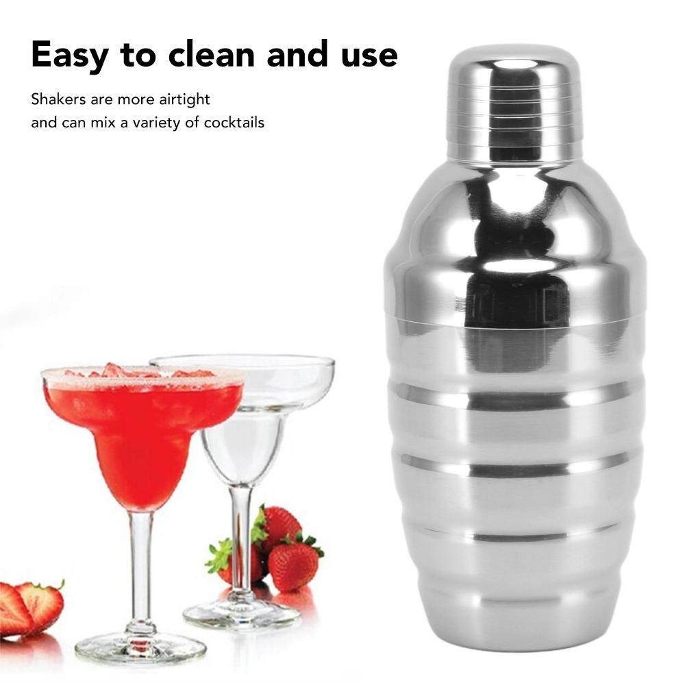 Built-In Filter Cocktail Shaker Stainless Steel Bartending Shaker Durable Wine Shaker Bar