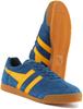Кроссовки Gola Harrier Suede (CMA192) морской синий/солнце