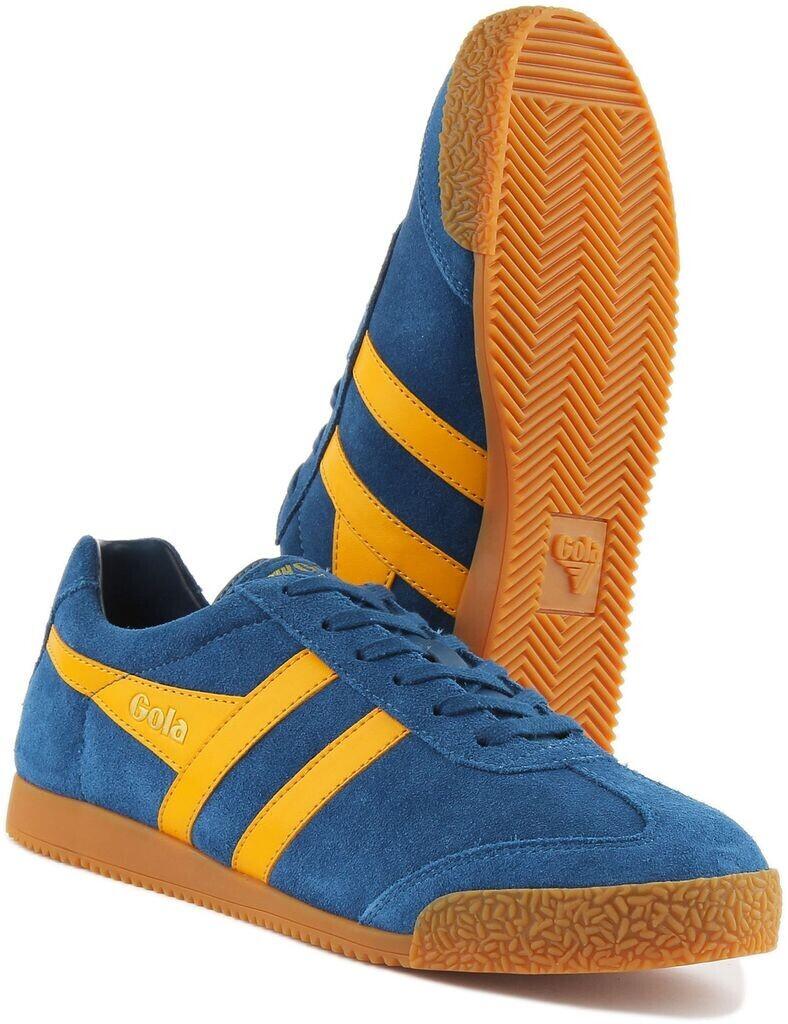 Кроссовки Gola Harrier Suede (CMA192) морской синий/солнце