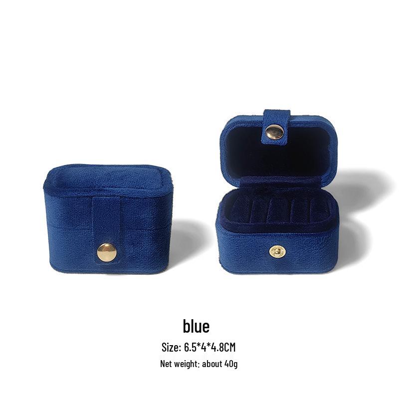 Compact Mini Ring & Earring Jewelry Storage Box