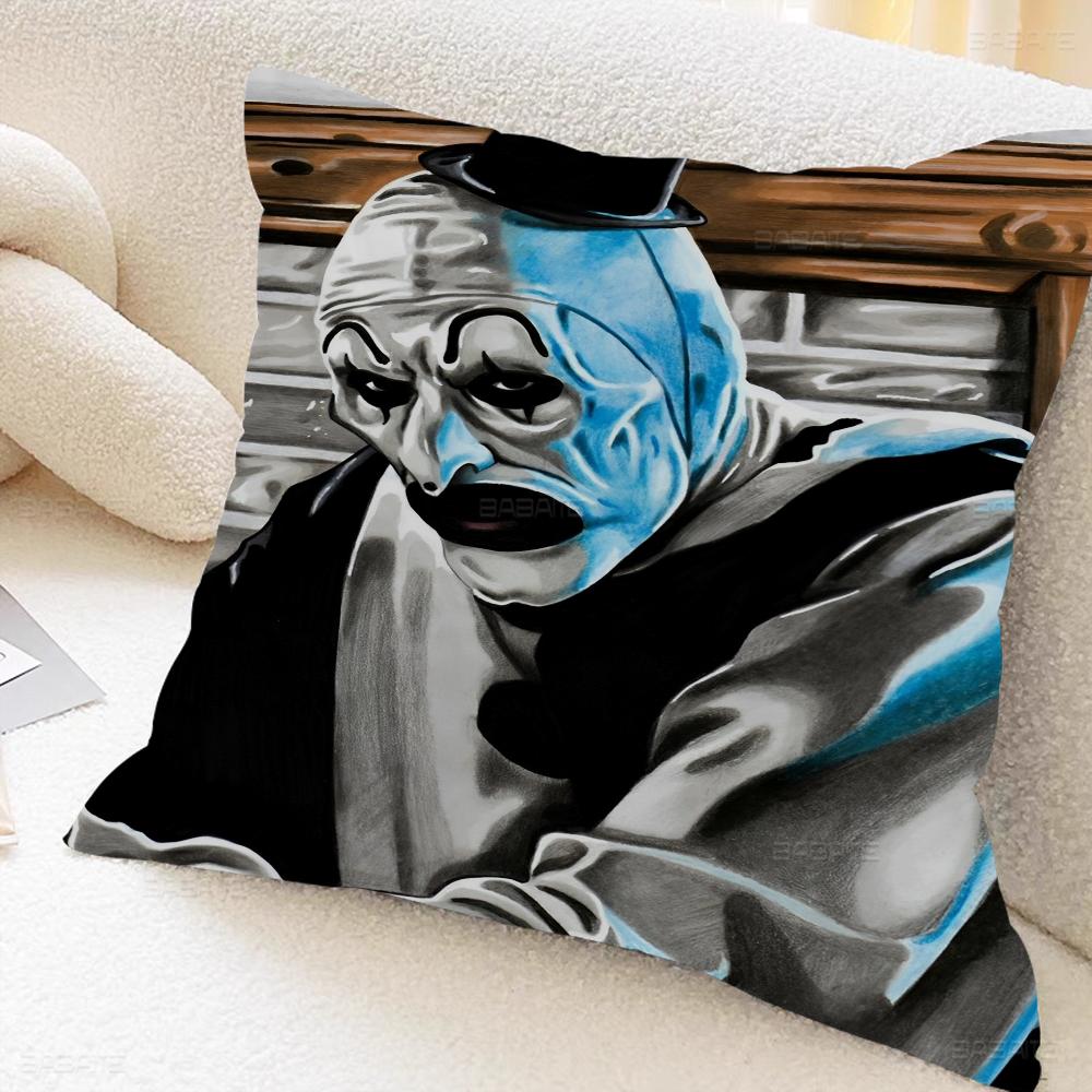 Film T-terrifier Skräckkudde Gåva Hemmakontor Dekoration Sovrum Soffa Bil Kuddfodral Fodral 45x45