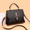 2023 New Leather Bag Color Matching Car Sewn Cowhide Women's Bag Versatile One Shoulder Oblique Straddle Handbag