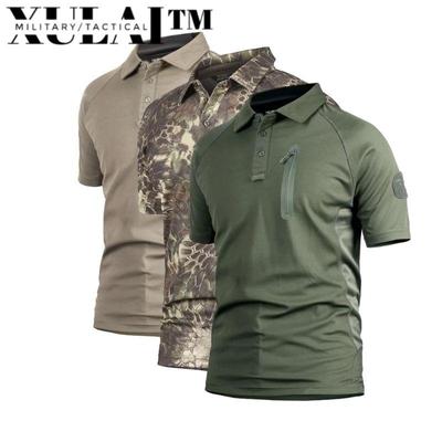 Quickly Dry Polyester Top Men's Polo Shirt In Summer