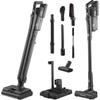 Lave-sol Aspirant Sans Fil SENCOR SVW 8872BK - Dual Power Mop Double Brosse - Filtre HEPA Inclus - Sols Durs - Noir