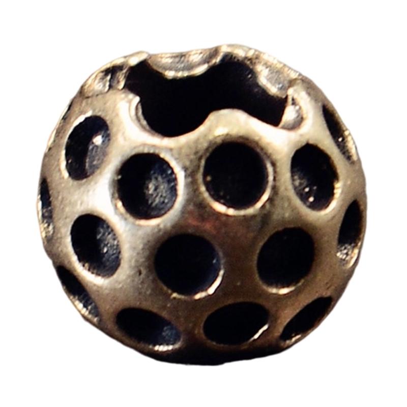 Copper DIY Jewelry Findings Spacer Beads With Oversized Holes For Easy Threading Crafting Supplies Cord Connectors