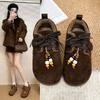 Women's large size soft elastic winter warm cold padded snow boots non-slip wear outdoor casual sneakers cotton shoes
