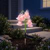 Lily of the Valley Solar Stake Light Outdoor Garden Decorative Auto On Off Sensor Waterproof Lawn Lamp