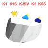 Фотохромний візор K1 для повнолицьового шолома AGV K1S K3SV K5 K5S Захисний щиток для обличчя Протизапітніючий Сонцезахисний Захист від УФ Пилозахисний Аксесуари Лінза