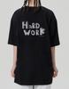 MAKEITTO [Hard Work] Crew Neck Tee_Black