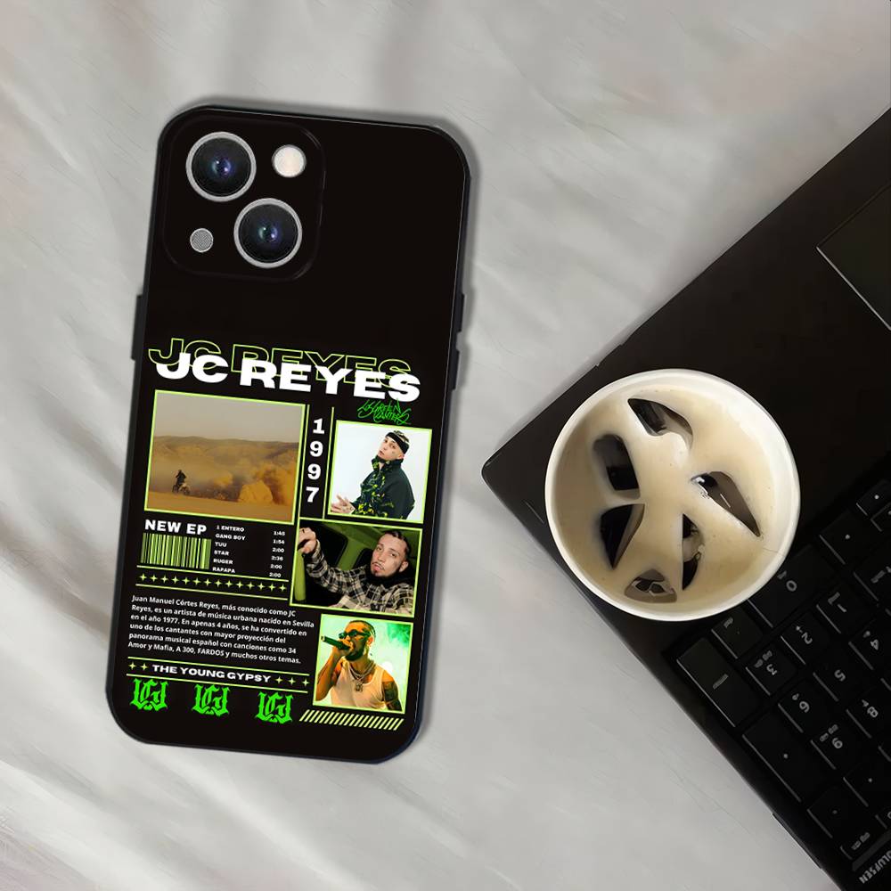 Jc Reyes Tour 2025 Phone Case For iPhone 17,16,15,14,13,12,11,Pro,XS,Max,XR,Plus,E,SE4,Mini Black Soft Cover