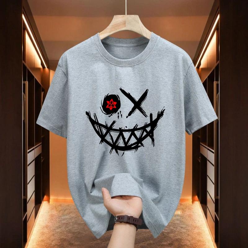 2025 Popular Mens 100 Cotton Tshirts Urban Casual Fashion Printed Tee Shirts Summer Home Outdoor Comfort Breathable Cool Tops