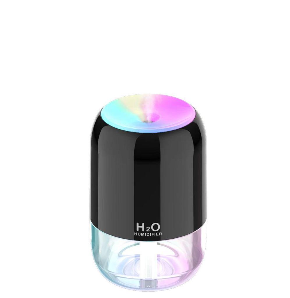 USB Home Humidifier 988: Large-Capacity Aroma Diffuser with Seven-Color LED for Bedroom and Car