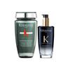 Kérastase Men's Genesis Homme Shampoo & Chronologiste Hair Oil Set