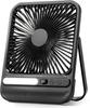Desk fan,10000mAh Portable Fan,Max 28H Runtime,Ultra-thin Quiet Rechargeable Battery Operated Desk Fan with Digital Display