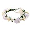 Garland Headdress Women Garland Hairband Multi Color Floral Design Hair Wreath Headpiece For Hair Diy Accessory Hair Styling