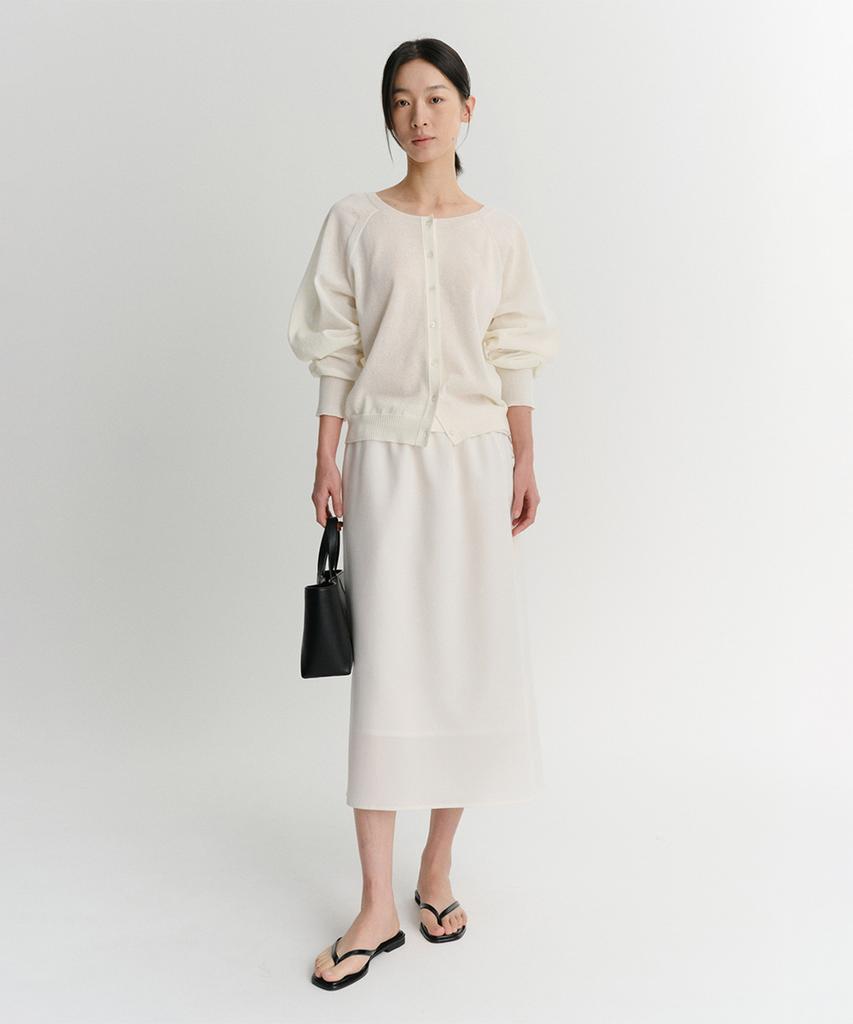 Ia Nev Drawstring Skirt (Ivory)