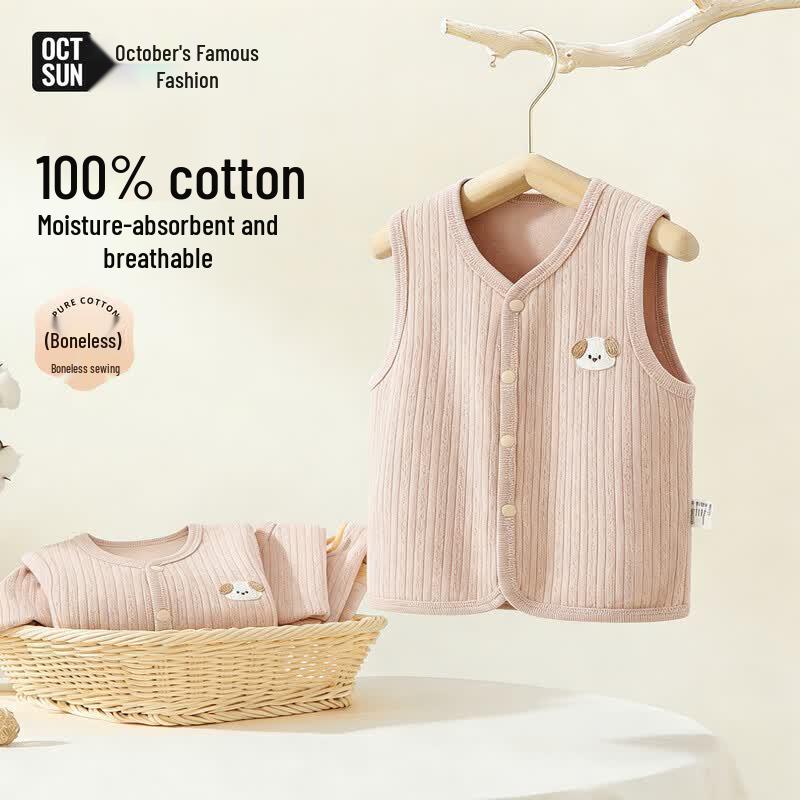 

Unisex Pure Cotton Baby Vest 80