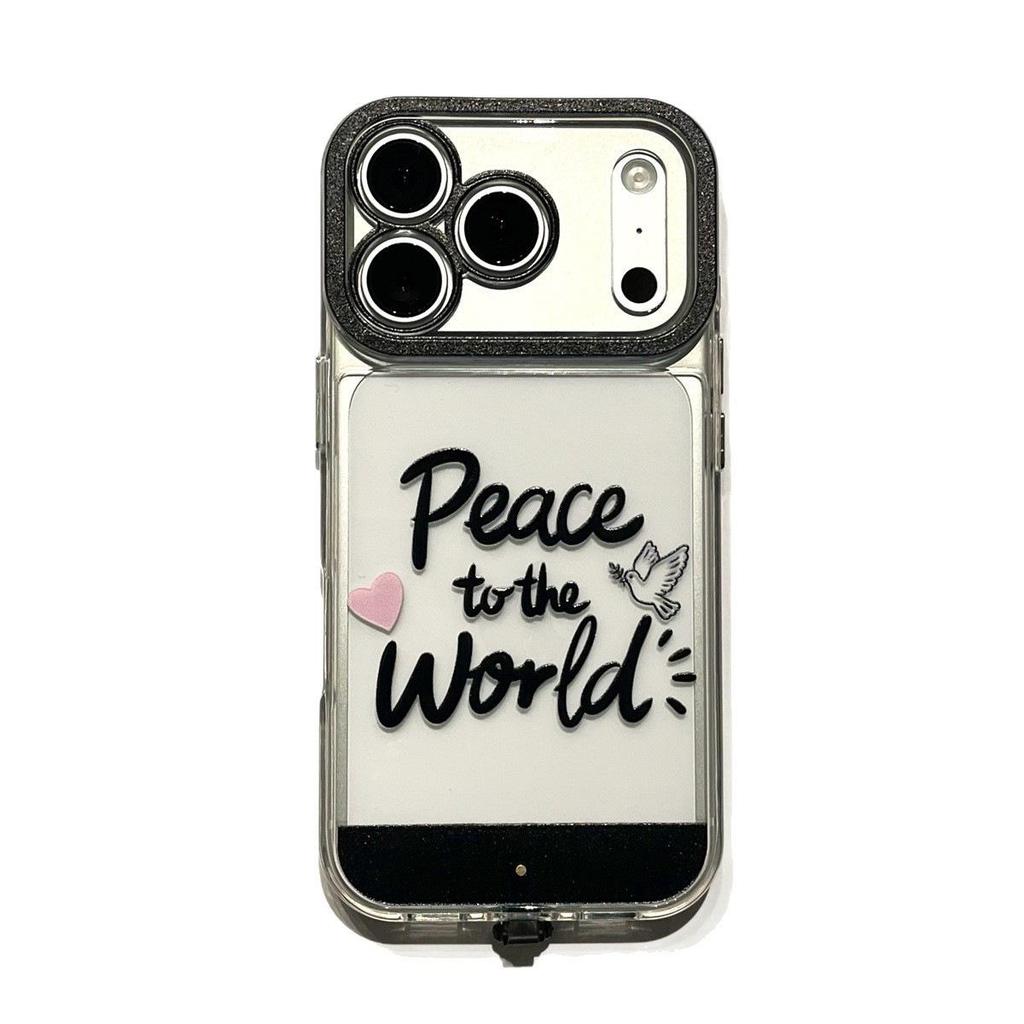 Incoming Call Flash Black iPhone Case for iPhone 14/13/12/11/XR and 17/16/15PROMAX
