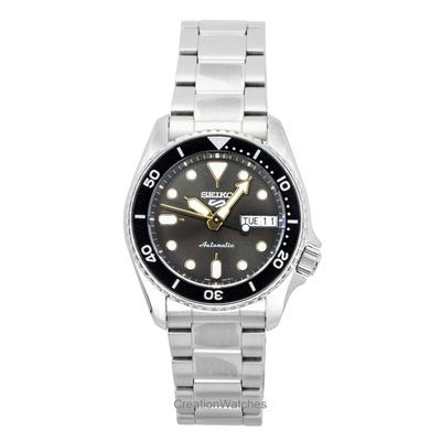 5 Sports SKX Street Stonewash Oțel Inoxidabil Cadran Negru Automat SRPL79K1 100M Ceas Bărbătesc