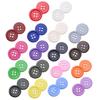110Pcs Resin Cat Eye Buttons 9mm-30mm Four-Eye Buttons Sewing Accessories DIY