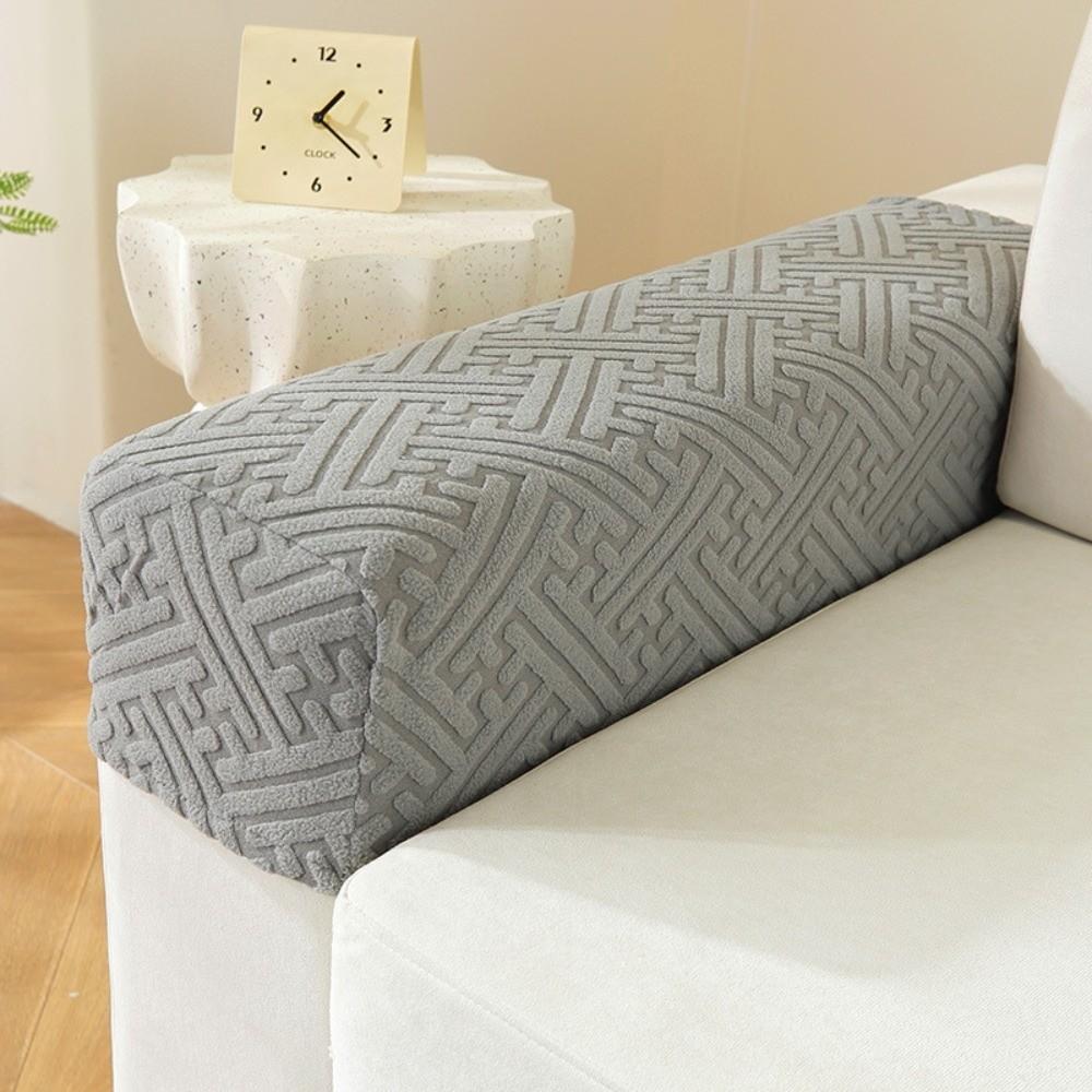 Universal Stretch Sofa Armrest Cover Anti Slip Elastic Sofa Cover Jacquard Fabric Couch Arm Protector for Home Furniture Decor