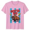 Gotta Go TShirt Bison Buffalo Animal Humor Birthday Gift For Him And Her