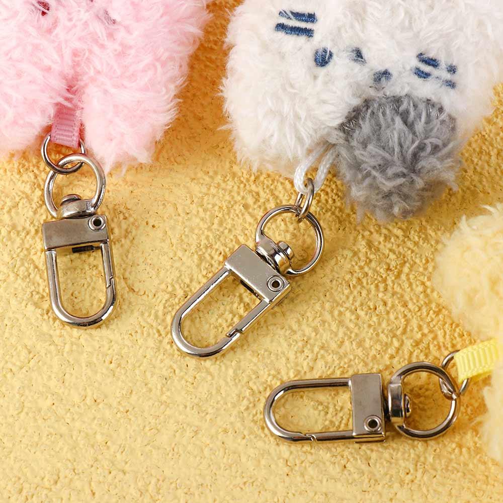 PP Cotton Butter Rabbit Cut Plush Keychain Plush Soft Cartoon Butter Cookie Plush Keyring Cartoon Funny