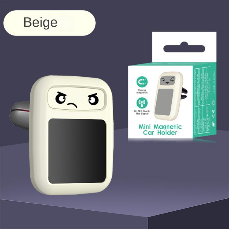 

Magnetic Suction Mobile Phone Holder Durable Multinational Magnetic Lovable Car Accessories Air Outlet Mobile Phone Support